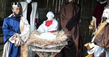 outdoor nativity scene 
