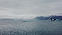 Icebergs And Ice glaciers in iceland