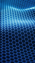 Digital hexagonal graphic background, 3d rendering.
