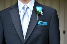 torso of a man in a tuxedo 