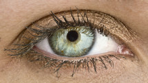 A close up of an eye