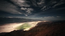 Scenic view of Death Valley national park