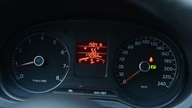 Tachometer dashboard device. Tache and speed, velocity and dashboard, tachograph and race, indicator meter device panel.