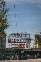 Public Market Sign in Seattle 