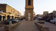A busy area of Jaffa in Israel