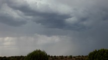 Various lightning strikes on the high desert