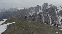 jagged mountains in Italy 