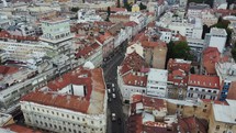 sarajevo bosnia aerial view