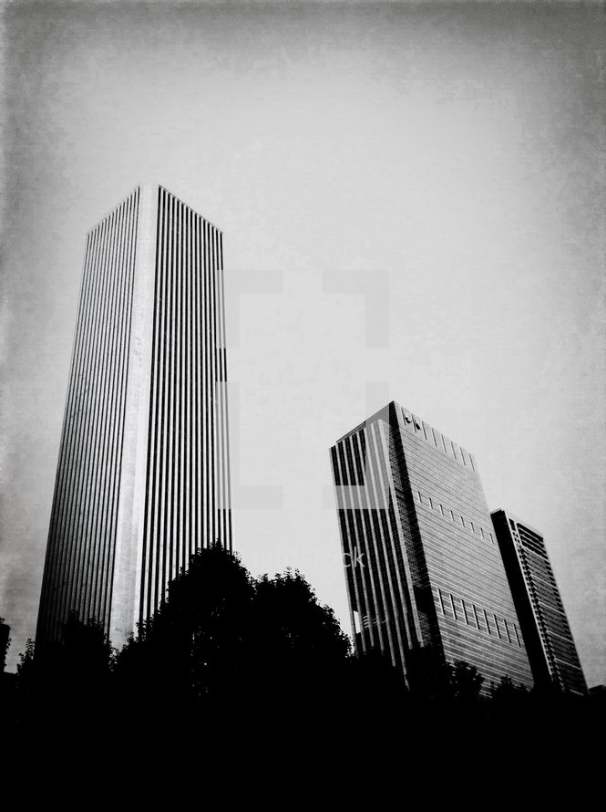 Tall office buildings