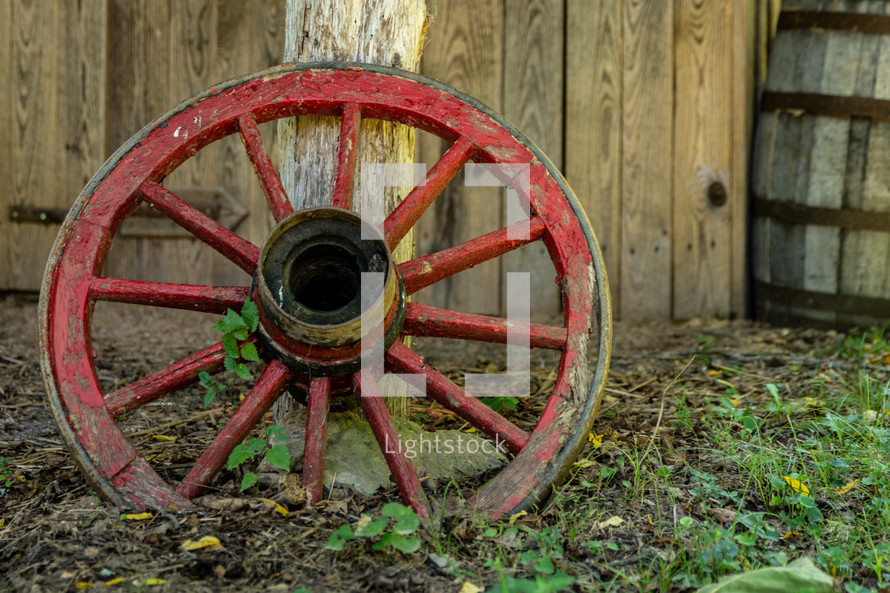 old wagon wheel 