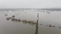 Aerial View of flooding in the UK.