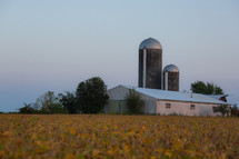 barn on a rural landscape 