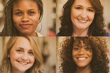 faces of women for women's group 