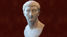Julius Caesar Head Sculpture
