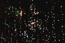 colorful bokeh Christmas lights 
