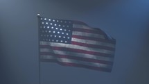 American Flag waving 