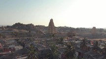 4k footage of the ancient village of Hampi, India which is known for the numerous ruined temples.