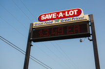 Save A Lot sign 