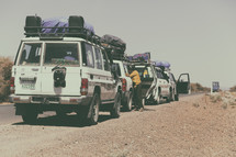 caravan of Jeeps 