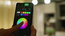 Smart App Controls Colorful Lamp