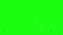It is snowing on green screen background, Real snow falls slow motion

