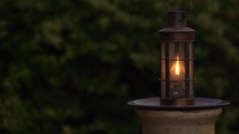 An oil lamp lantern background