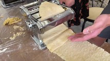 making pasta 
