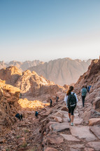 hiking at Mount Sinai 