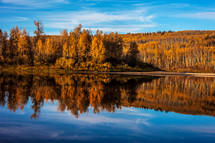 fall lake scenery 