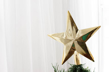 star Christmas tree topper 