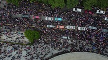 Protest Aerial View	
