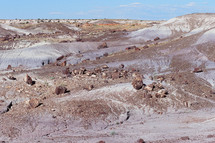desert sands landscape along route 66 in southwestern USA