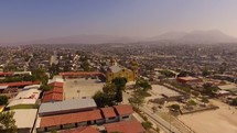 drone aerial view over Mexico 