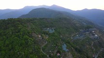 The Serenity of the Green Mountains in Liguria - A Stunning Drone's View