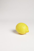 A lemon isolated on white