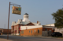 old small town downtown buildings 