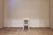 empty room and chair
