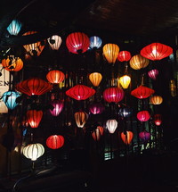 illuminated paper lanterns 
