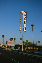 motel sign along route 66 