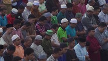 Muslim Muslims People Salah Salat Prayer Praying in Mosque during Ramadan Malay Malaysian Malaysia Indonesia Indonesian