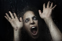 fearful or angry woman 
