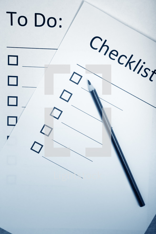 to do and checklist 