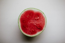 half of a watermelon 