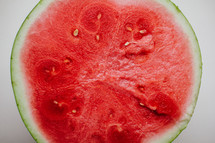 half of a watermelon 