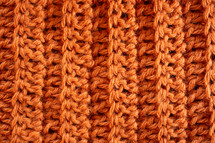 orange knit background 