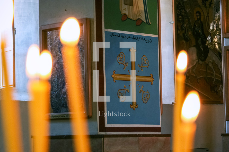 candles in a Church 