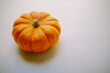 small orange pumpkin 