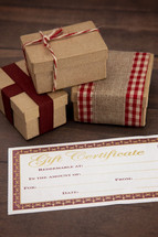 blank gift certificate 