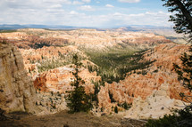 An enormous canyon.