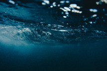 Under water waves.